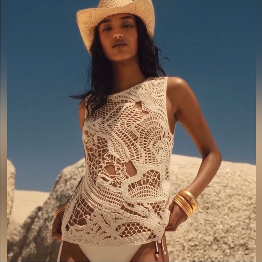 H&M Crochet-Look Top - Picture 7 of 9